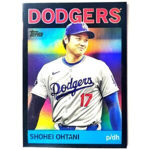 2025 Topps Archives Black Foil SHOHEI OHTANI SP #17, See Pics/Description!
